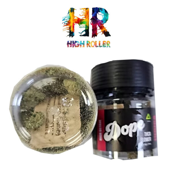 Dope THCA 3.5g Flower Jar Black Edition