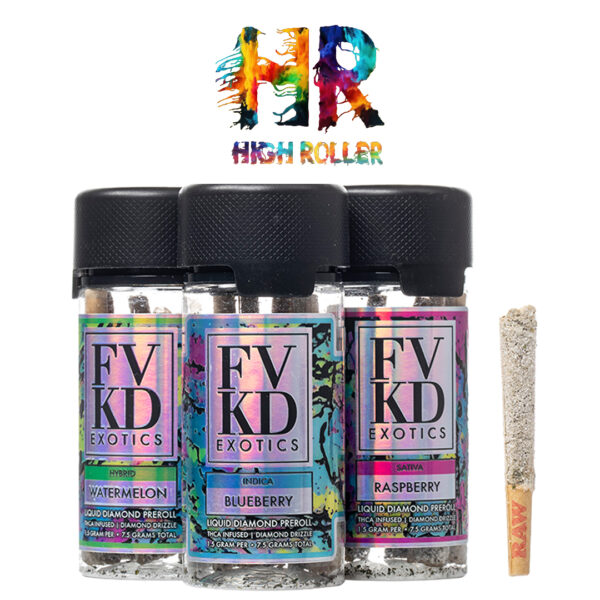 FVKD Prerolls Exotics (1.5 g per roll) 7.5 g total