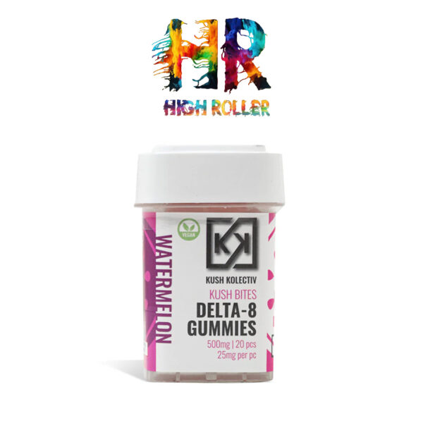 Kush Bites D8 Gummies 500mg 20pcs