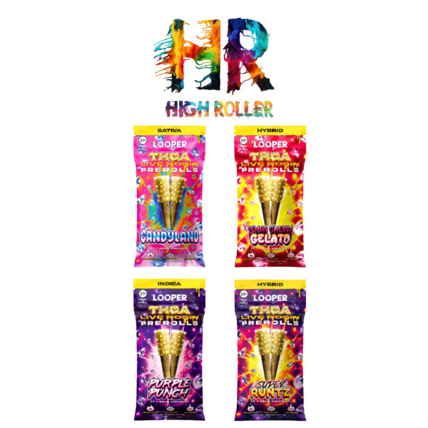 Looper-THCA-Pre-rolls-2x-1g-10pk-Box Looper THCA Pre rolls 2x 1g 10pk Box