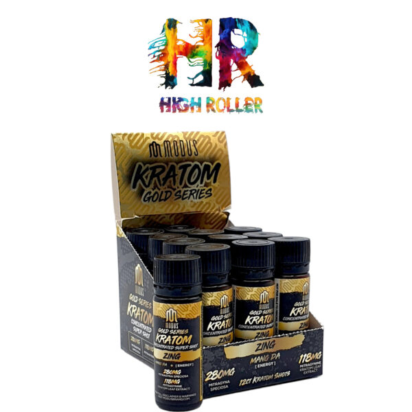 Modus-Kratom-280mg-Gold-Shots-12ct Modus Kratom 280mg Gold Shots 12ct