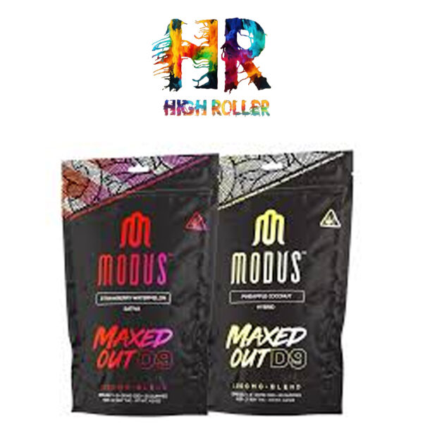 Modus Maxed Out D9 1000mg Gummies 5pk Box