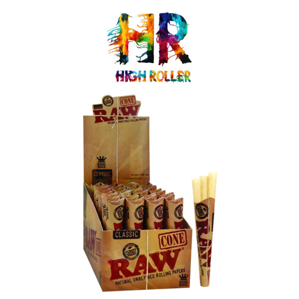 RAW-Classic-Cone-King-Size-32-Packs-of-3-Cones RAW Classic Cone King Size 32 Packs of 3 Cones
