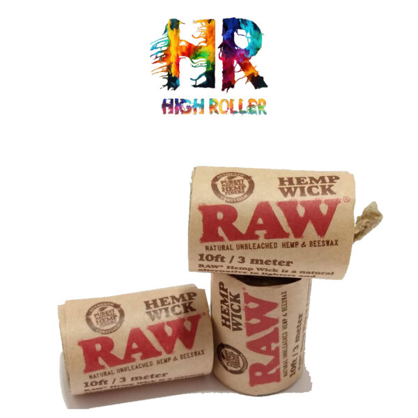 RAW Hemp Wick Unbleached Hemp & Beeswax