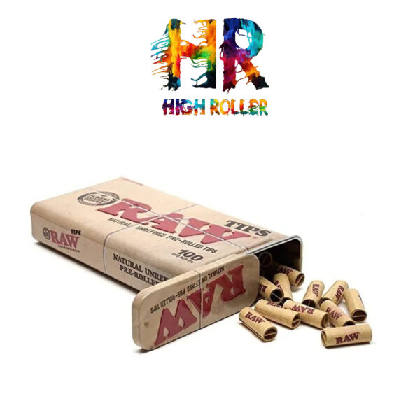 RAW Natural Unrefined Pre-Rolled Tips