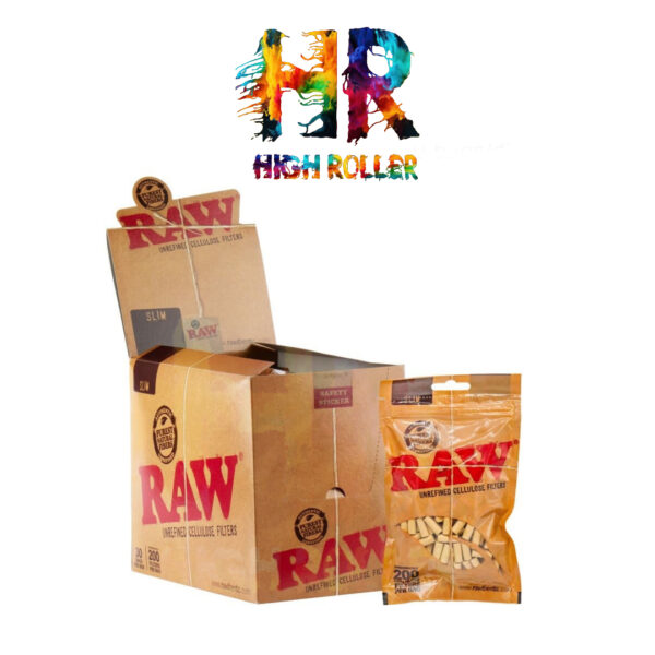 RAW Slim Unrefined Cellulose Filters