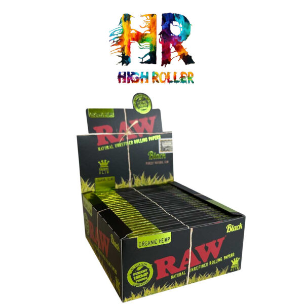Raw Black Organic 1 1/4 Rolling Papers