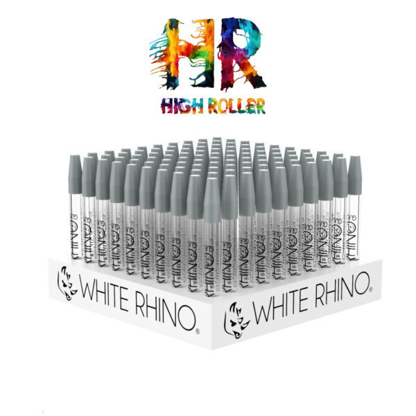 White Rhino Glass Straws Quartz 100CT