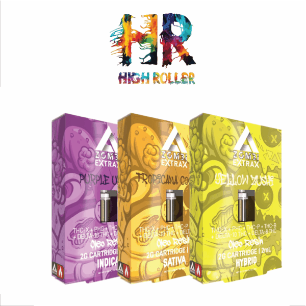 Zombi 2g Carts 6pk HXY11-THC THC-P D8 Live Resin