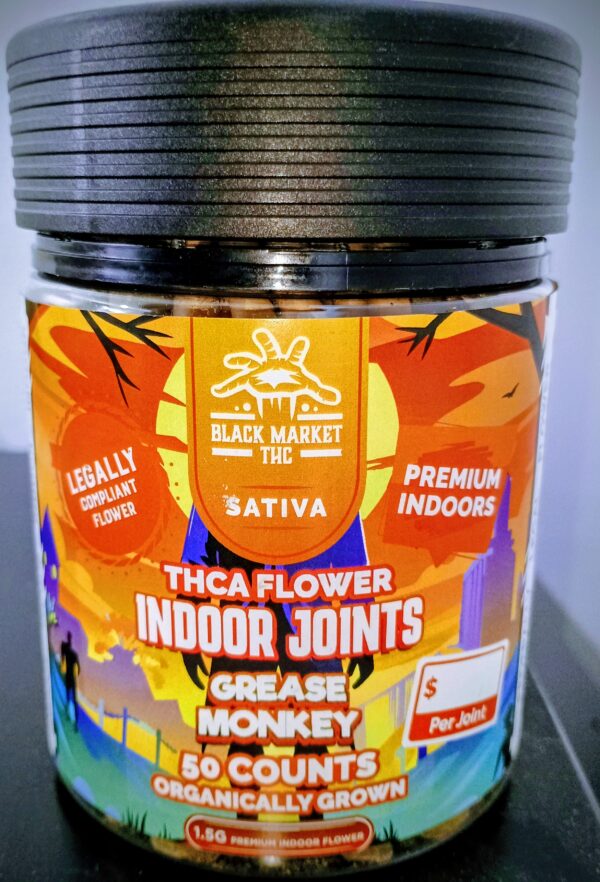 Black Market THCA Indoor Joints 1.5g Pre Roll 50 Count