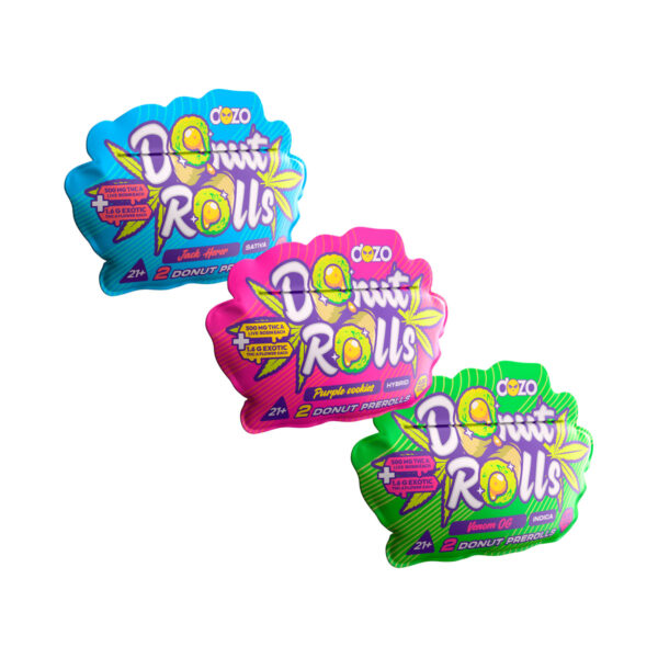 Dozo donut DONT TRIP DOZO DONUT ROLLS 4.2GM PREROLLS 2CT/5PK