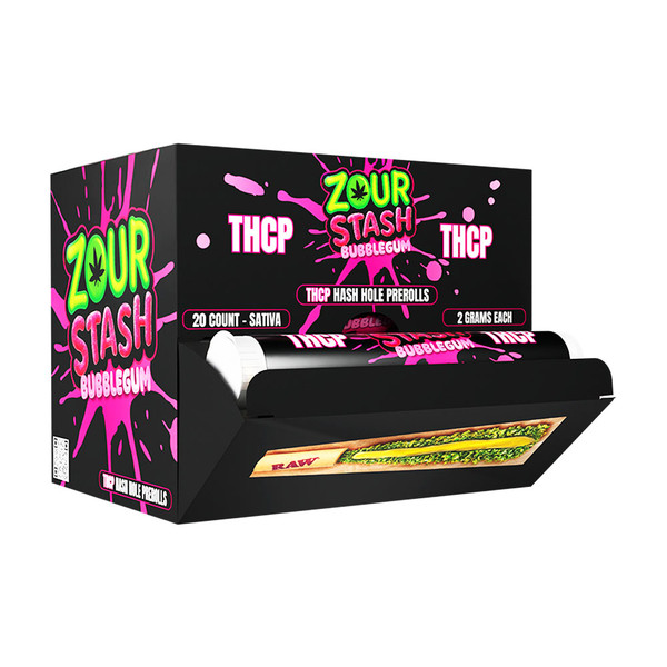 Zour Stash THCP Hash Hole Pre-Rolls | 2 Grams | 20 Count Box