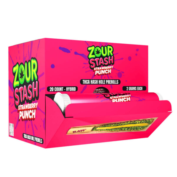 Zour Stash THCA Hash Hole Pre-Rolls | 2 Grams | 20 Count Box