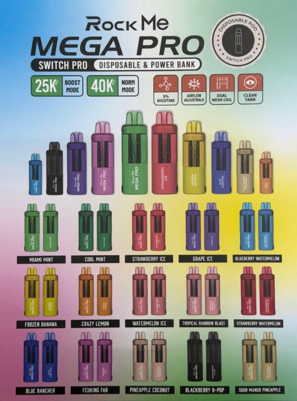 Rock Me Mega Pro 40k Pods